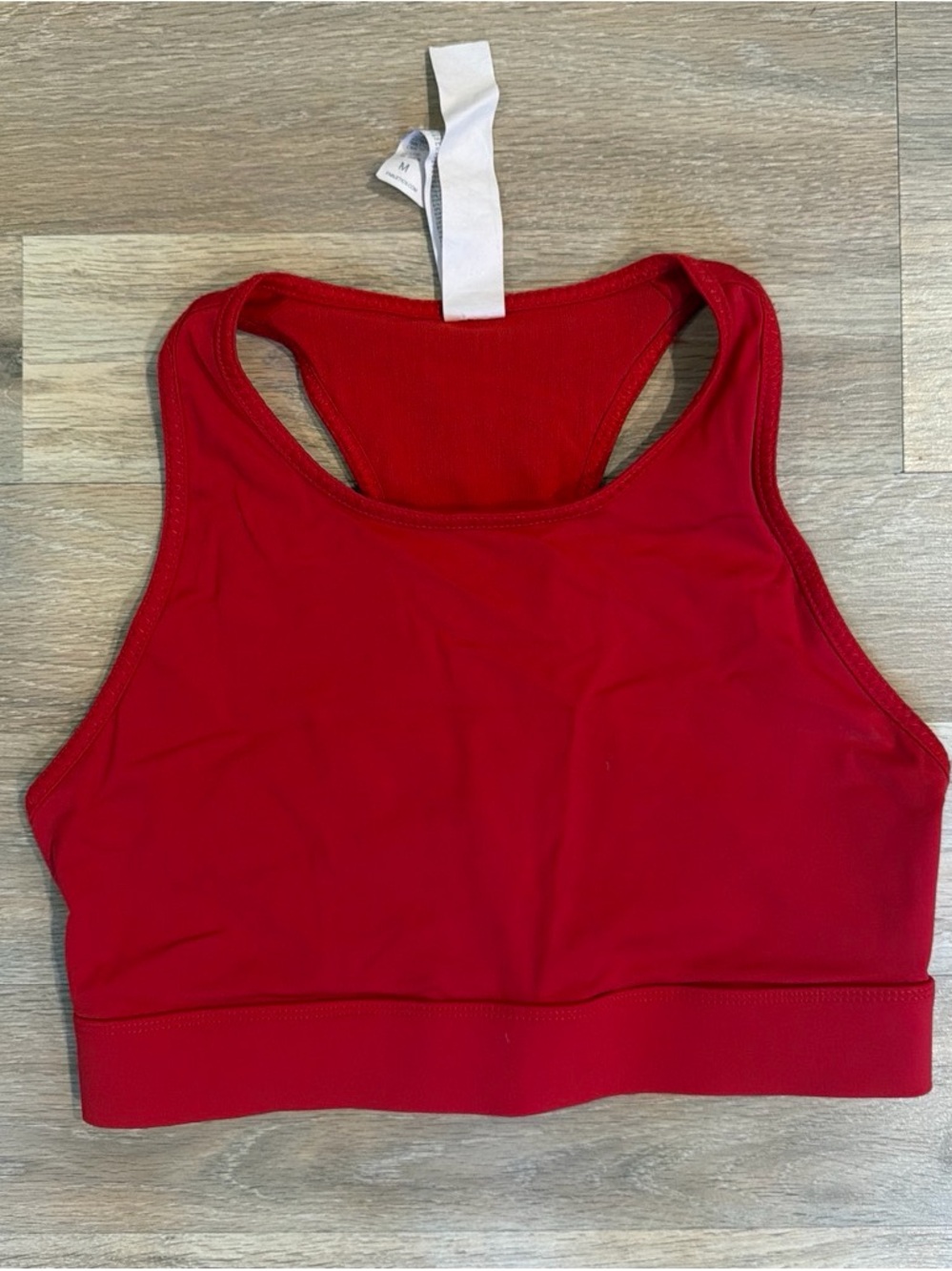 Red Racerback Sports Bra